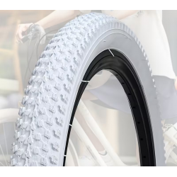 Pneu Blanc 20 x 2.125 STREET BMX VTT 57-406 Vélo