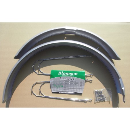 Garde-Boue 26" Argent Laqué Brillant 80mm