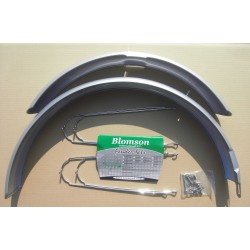 Garde-Boue 26" Argent Laqué Brillant 80mm