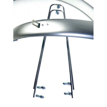 Garde-Boue 26" Argent 50mm