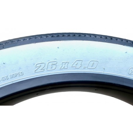 Pneu Fatbike E-Zig Zag 26 x 4.0 Flanc Blanc 102-559
