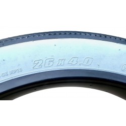 Pneu Fatbike E-Zig Zag 26 x 4.0 Flanc Blanc 102-559