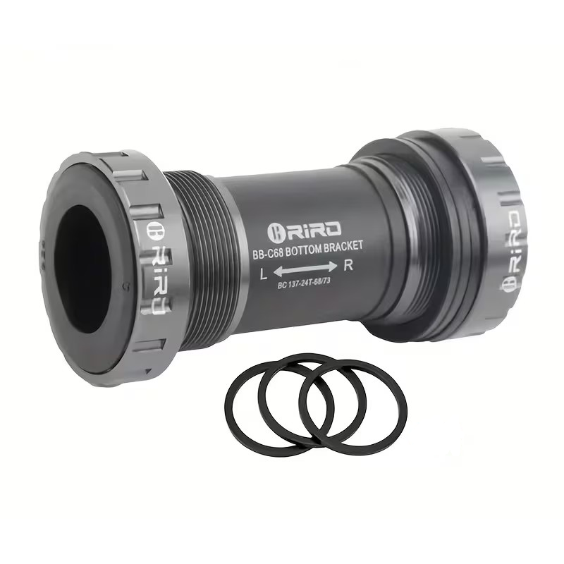 Boitier de pédalier Cuvettes Externes RIRO 68/73 mm - BSA 24mm Titane