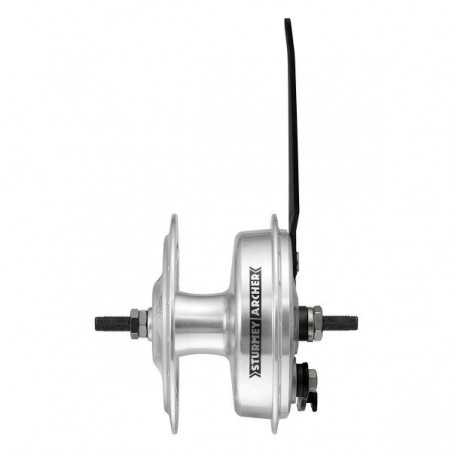 Moyeu de frein à tambour pour roue avant Sturmey Archer XL-FD Alu argent