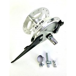 Moyeu de frein à tambour pour roue avant Sturmey Archer XL-FD Alu argent