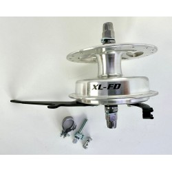 Moyeu de frein à tambour pour roue avant Sturmey Archer XL-FD Alu argent
