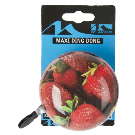 Sonnette Ding Dong Fraise 80mm