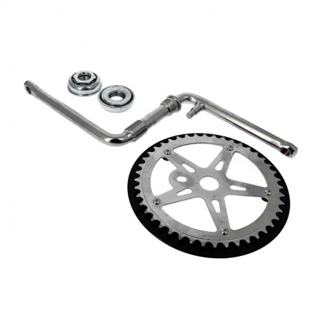 Pédalier BMX / Cruiser Monobloc 44T + Kit De Roulements