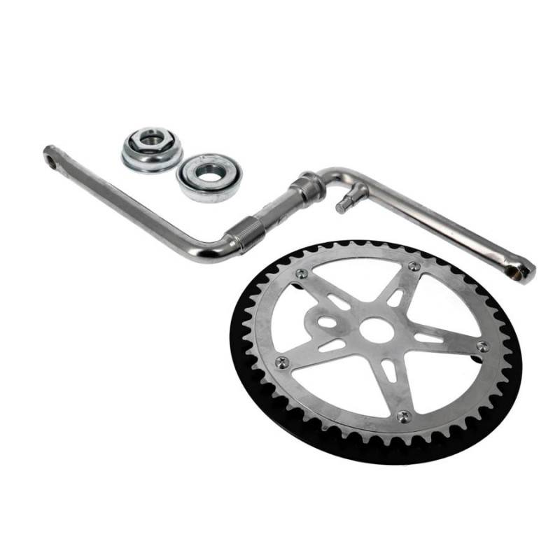 Pédalier BMX / Cruiser Monobloc 44T + Kit De Roulements