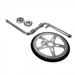 Pédalier BMX / Cruiser Monobloc 44T + Kit De Roulements