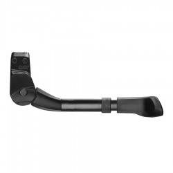 Béquille latérale réglable vélo 16-24 pouces URSUS alu noir renforcée E Bike / VAE ( Fix 2 Vis 18mm )