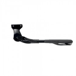 Béquille latérale réglable vélo 24-28 pouces URSUS alu noir renforcée E Bike / VAE ( Fix 2 Vis 40mm )