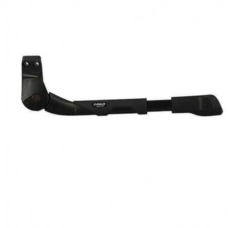 Béquille latérale réglable vélo 24-28 pouces URSUS alu noir renforcée E Bike / VAE ( Fix 2 Vis 18mm )