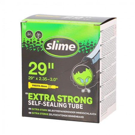 Chambre à air SLIME ANTI-CREVAISON 60/75 - 622 (700c) 29" X 2.35 - 3.00 Valve Presta