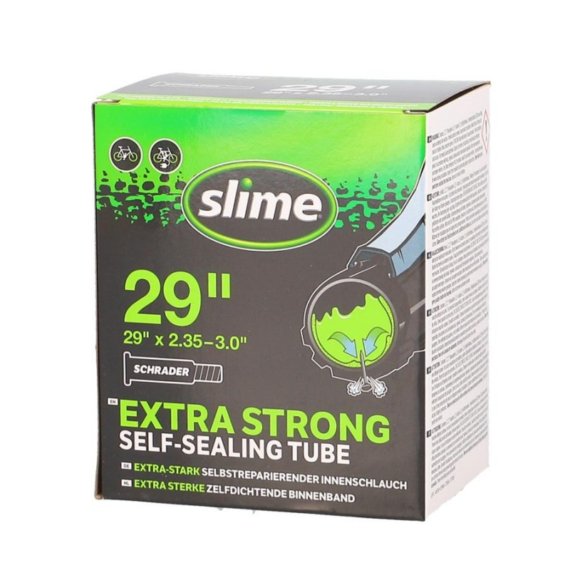 Chambre à air SLIME ANTI-CREVAISON 60/75 - 622 (700c) 29" X 2.35 - 3.00 Valve Auto