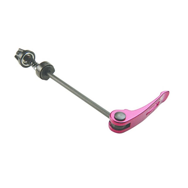 Axe Roue Avant Blocage Rapide Acier / Alu Rouge