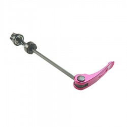 Axe Roue Avant Blocage Rapide Acier / Alu Rouge