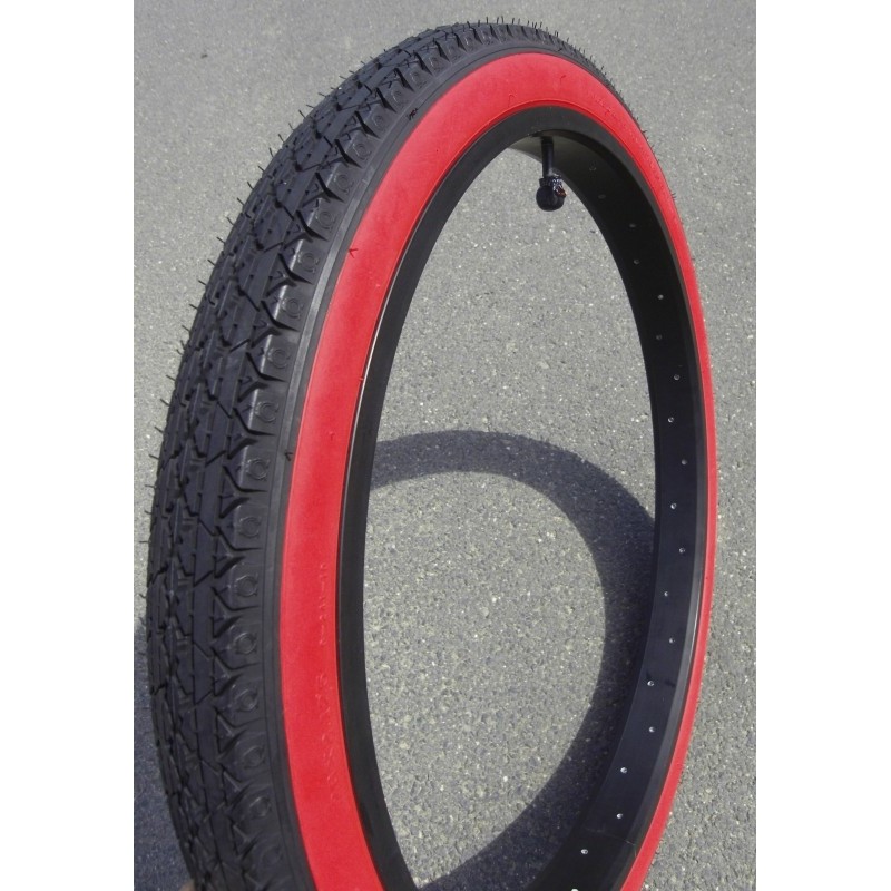 Pneu vélo 20x4.00 (102-406) VEE Tire Co Speedster gris flancs rouges