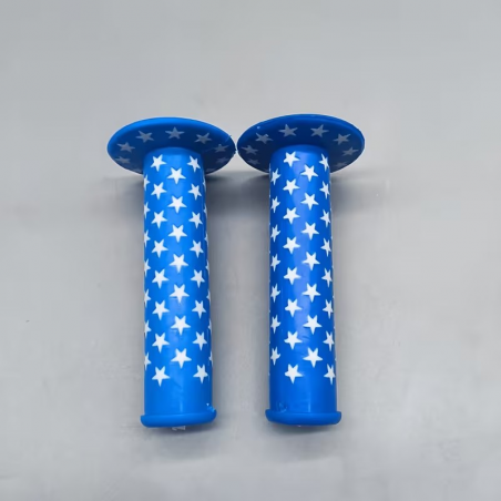Poignées vélo BMX Star Grip Bleu