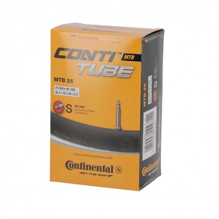 Chambre à air CONTINENTAL Taille 26 x 1.75-2.50 Valve Presta