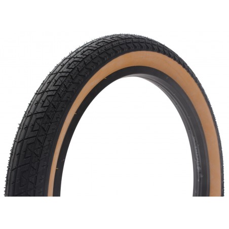 Pneu BMX UNITED 20 x 2.25 Noir Flanc Marron