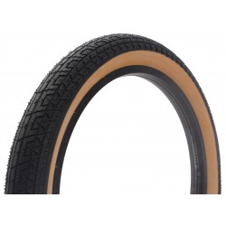 Pneu BMX UNITED 20 x 2.25 Noir Flanc Marron