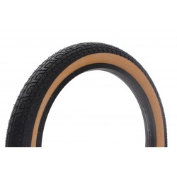 Pneu BMX UNITED 20 x 2.25 Noir Flanc Marron