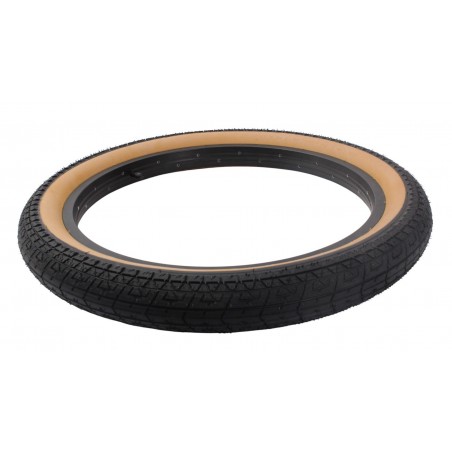 Pneu BMX UNITED 20 x 2.25 Noir Flanc Marron