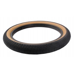 Pneu BMX UNITED 20 x 2.25 Noir Flanc Marron