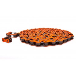 Chaine 1/2 x 1/8 Orange / Noir