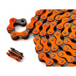 Chaine 1/2 x 1/8 Orange / Noir