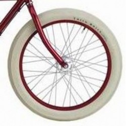 Pneu Thick Brick 24 x 3.00 Crème vélo chopper cruiser américain