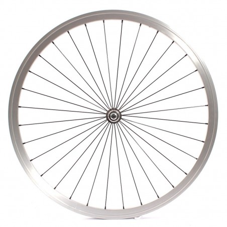 Paire de roue Chrome Vélo Fixie Pignon Fixe Singlespeed KHE Double Parois 28" 700c