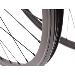 Paire de roue Noir Vélo Fixie Pignon Fixe Singlespeed KHE Double Parois 28" 700c