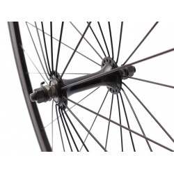 Paire de roue Noir Vélo Fixie Pignon Fixe Singlespeed KHE Double Parois 28" 700c