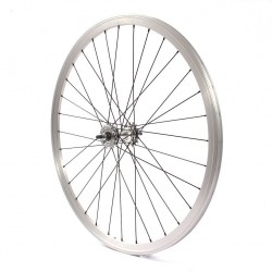 Roue Arrière Chrome Vélo Fixie Pignon Fixe Singlespeed KHE Double Parois 28" 700c