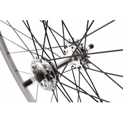 Roue Arrière Chrome Vélo Fixie Pignon Fixe Singlespeed KHE Double Parois 28" 700c