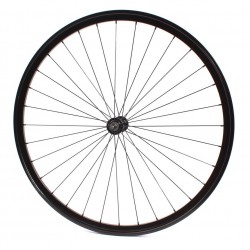 Roue Avant Noir Vélo Fixie Pignon Fixe Singlespeed KHE Double Parois 28" 700c