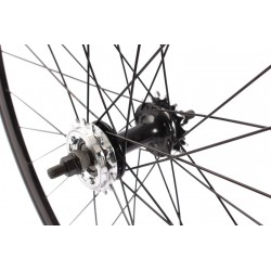 Roue Arrière Noir Vélo Fixie Pignon Fixe Singlespeed KHE Double Parois 28" 700c