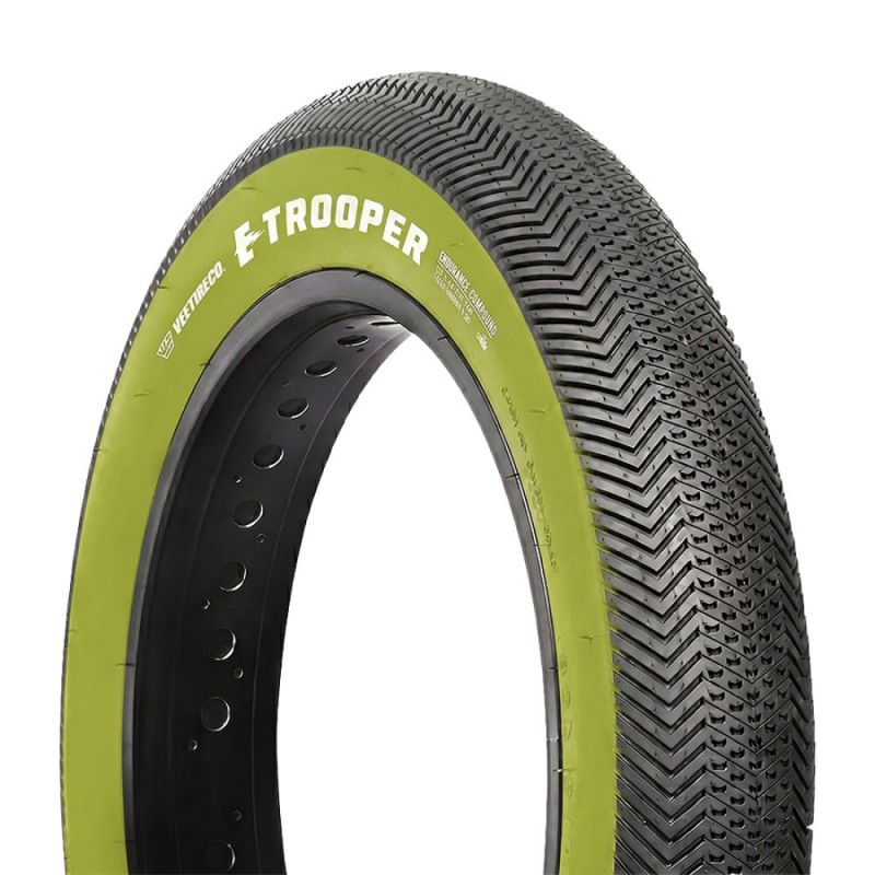 Pneu FatBike Vee Tire E-TROOPER 20 x 4.0 Olive 102-406