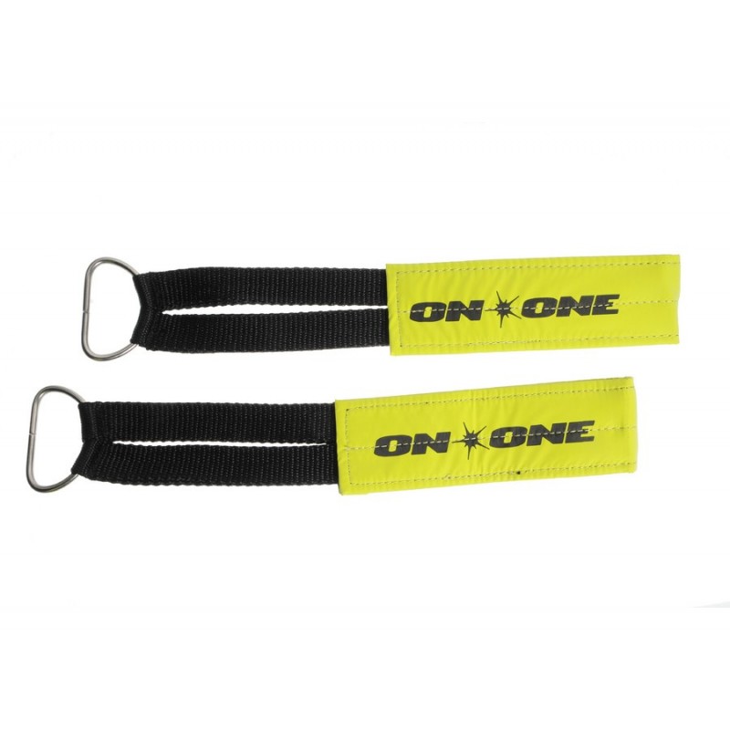 Double Sangle Foot Strap vélo Fixie Jaune