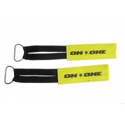 Double Sangle Foot Strap vélo Fixie Jaune