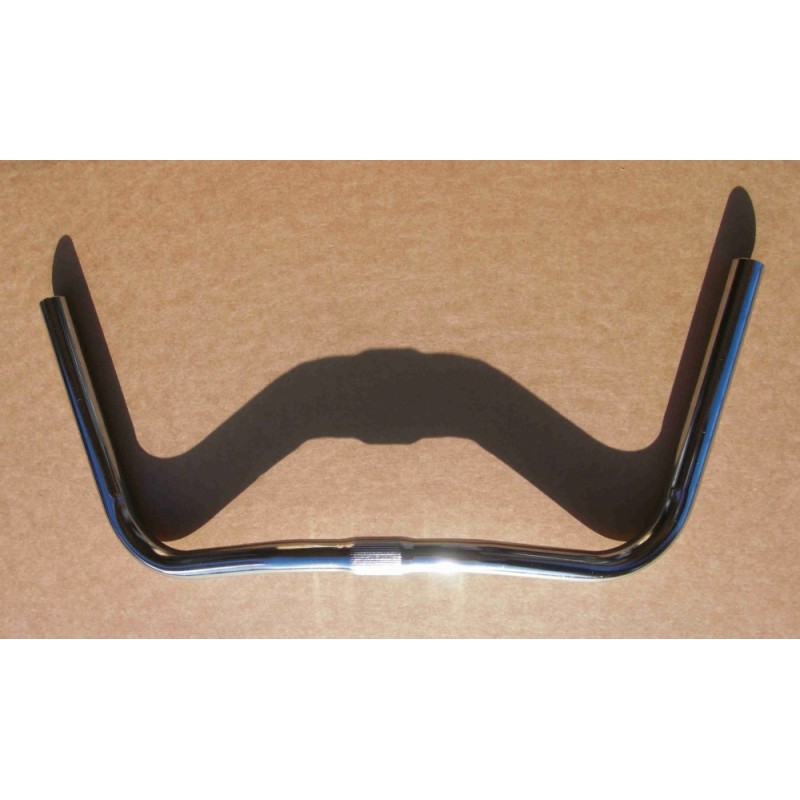 Cintre de guidon vélo de course ancien vintage acier chromé - Largeur