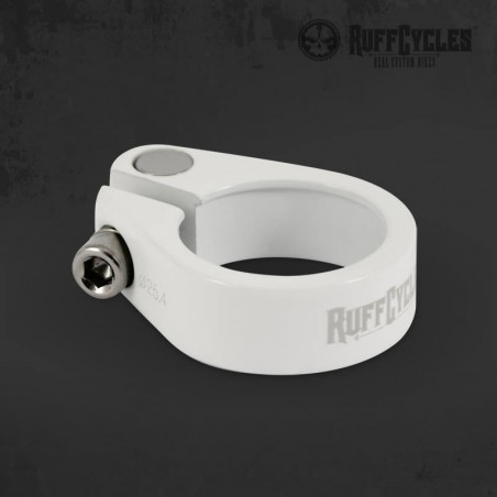 Collier de selle Ruff Cycles 28.6mm Blanc