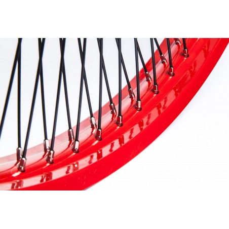 Roue Arrière Rouge 26" 140 Rayons 50mm