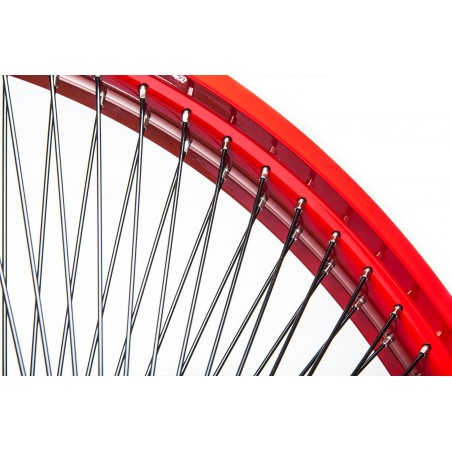 Roue Avant Rouge 26" 140 Rayons 50mm