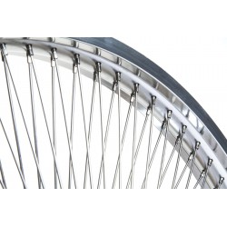 Roue Arrière Chrome 26" 140 Rayons 50mm