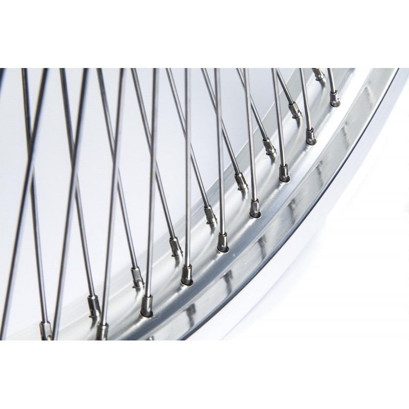 Roue Arrière Vélo Chopper Chrome 26 140 Rayons Rétropédalage 50mm