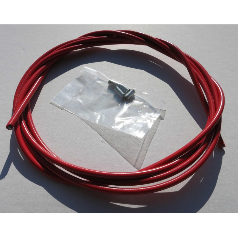 Gaine de cable rouge 2M5