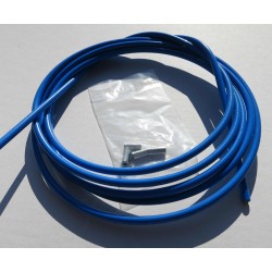 Gaine de cable bleu 2M5